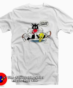 1988 Vintage Looney Tunes Let’s Do Lunch T-shirt On Sale 1988 Vintage Looney Tunes Let’s Do Lunch T-shirt On Sale