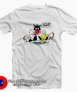 1988 Vintage Looney Tunes Let’s Do Lunch T-shirt On Sale 1988 Vintage Looney Tunes Let’s Do Lunch T-shirt On Sale