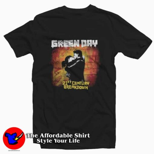 21St Century Breakdown Green Day Graphic T-Shirt On Sale