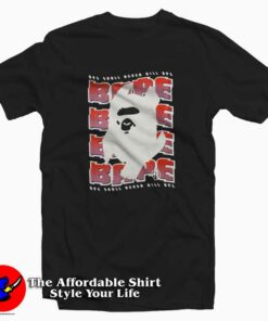 A Bathing Ape Distortion relaxed Unisex T-shirt On Sale A Bathing Ape Distortion relaxed Unisex T-shirt On Sale