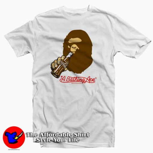 A Bathing Ape X Coca-Cola Drink Unisex T-shirt On Sale