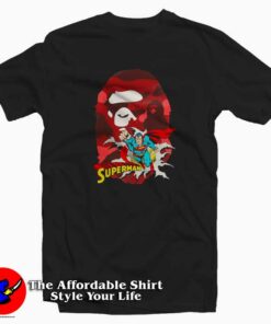 A Bathing Ape x DC Superman Unisex T-shirt On Sale A Bathing Ape x DC Superman Unisex T-shirt On Sale