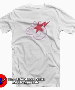A Bathing Peppa Star Eyes Peppa Head T-Shirt Cheap Trendy A Bathing Peppa Star Eyes Peppa Head T-Shirt Cheap Trendy