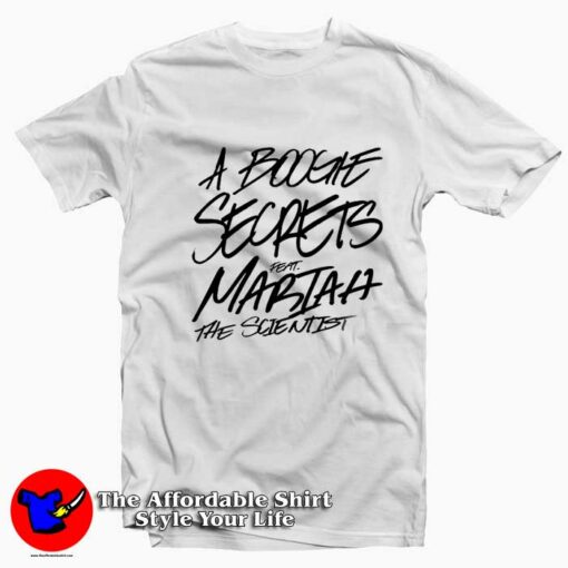 A Boogie Secrets Feat Mariah The Scientist Graphic T-Shirt On Sale