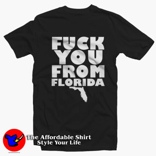 A Day To Remember Fuck You From Florida Graphic T-Shirt On Sale