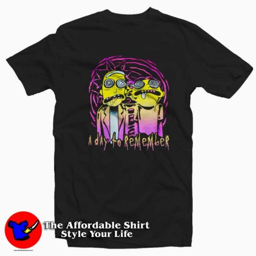 A Day To Remember Rick and Morty T-shirt On Sale