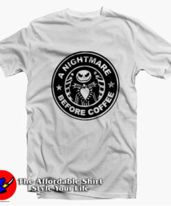 A Nightmare Before Coffee Merry Christmas T-shirt On Sale A Nightmare Before Coffee Merry Christmas T-shirt On Sale