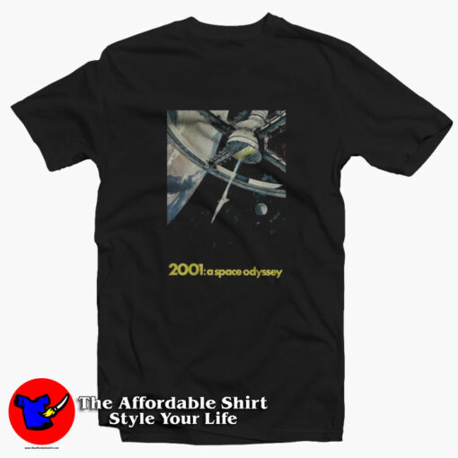 A Space Odyssey 1968 Movie Poster Unisex T-Shirt On Sale