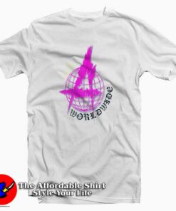 A$AP Worldwide Globe Anarchy Unisex T-shirt Cheap A$AP Worldwide Globe Anarchy Unisex T-shirt Cheap