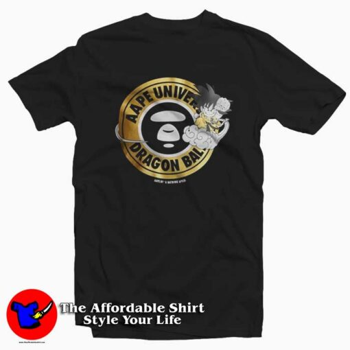 AAPE BAPE Bronzing Goku T-Shirt Bape Collection