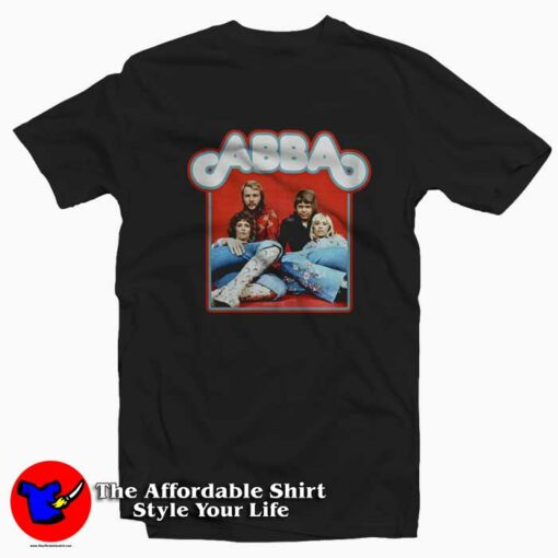 ABBBA Dancing Queen Homage Tribute Vintage T-shirt On Sale