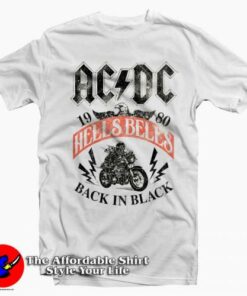 ACDC Hells Bells 1980 T Shirt For Men Or Women ACDC Hells Bells 1980 T Shirt For Men Or Women