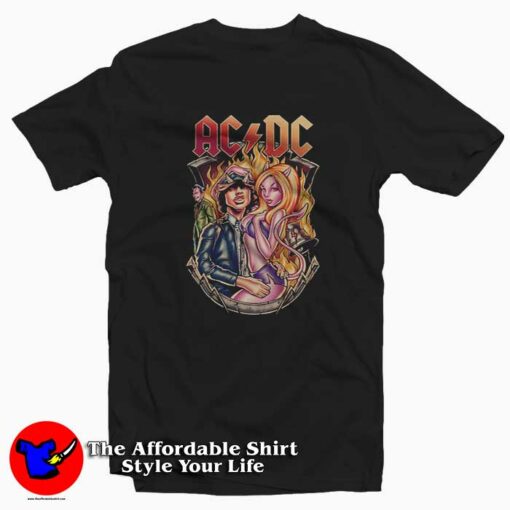 ACDC Legend Rock and Roll Hard Rock T-Shirt Cheap Trendy