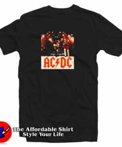 ACDC Live On Stage Band Vintage T-Shirt ACDC Live On Stage Band Vintage T-Shirt