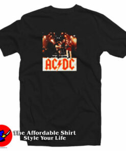 ACDC Live On Stage Band Vintage T-Shirt