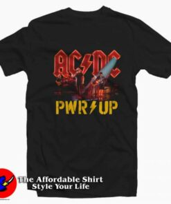 ACDC Power Up Stage Lights Official T-shirt On Sale