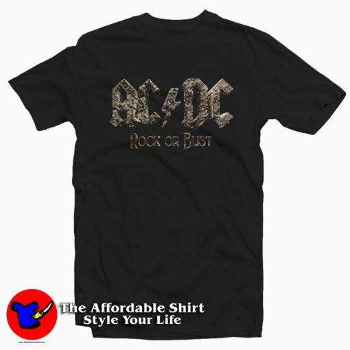 ACDC Rock Or Bust T Shirt For Men Or Women