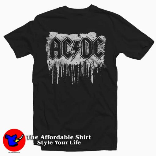 ACDC Special White Flame T Shirt For Men Or Women