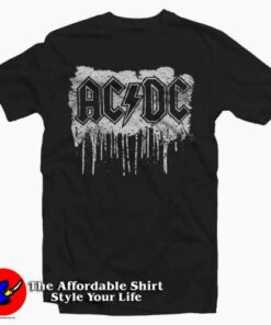 ACDC Special White Flame T Shirt For Men Or Women ACDC Special White Flame T Shirt For Men Or Women