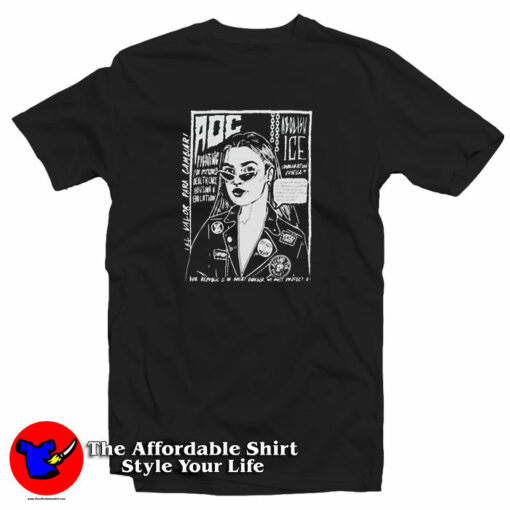 AOC The Right to Fight Zine T-Shirt