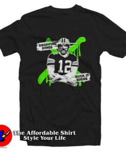 Aaron Rodgers Dropping Dimes Suck Graphic T shirt On Sale 1