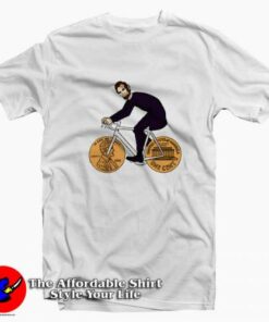 Abraham Lincoln Riding Bike Unisex T-shirt On Sale Abraham Lincoln Riding Bike Unisex T-shirt On Sale