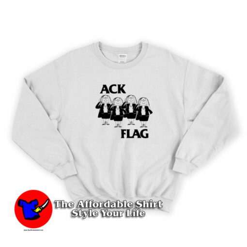 Ack Flag Black Flag Cathy Mash Up Parody Sweatshirt On Sale