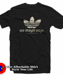 Adidas 666 Straight Edge Unisex T-Shirt On Sale Adidas 666 Straight Edge Unisex T-Shirt On Sale