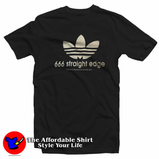 Adidas 666 Straight Edge Unisex T-Shirt On Sale