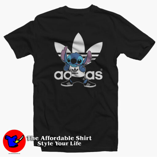 Adidas Sporty Lilo And Stitch Parody Unisex T-shirt On Sale