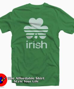 Adidas x Irish Shamrock St Patricks T Shirt 1
