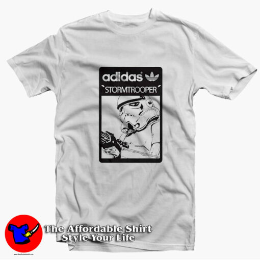 Adidas x Star Wars Stormtrooper Funny Unisex T-shirt On Sale