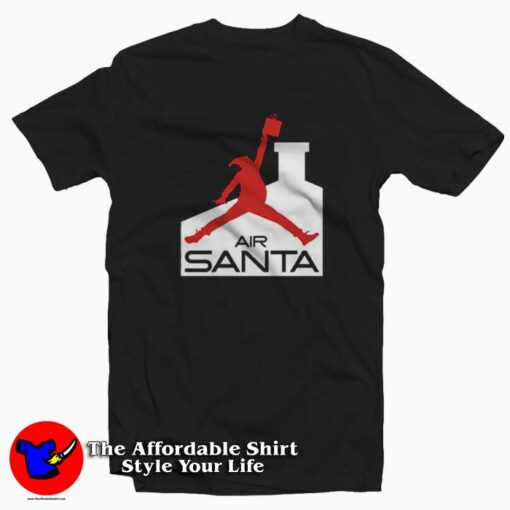 Air Santa Christmas Cool Parody Unisex T-shirt On Sale