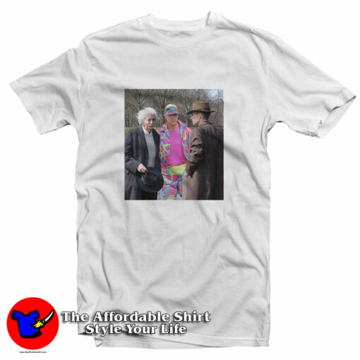 Albert Einstein Oppenheimer x Ken Barbie Funny T-Shirt