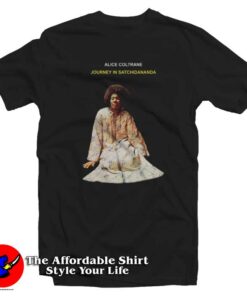 Alice Coltrane Journey In Satchidananda Graphic T-shirt On Sale Alice Coltrane Journey In Satchidananda Graphic T-shirt On Sale