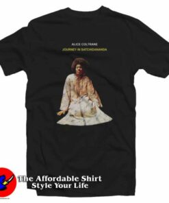 Alice Coltrane Journey In Satchidananda Graphic T-shirt On Sale Alice Coltrane Journey In Satchidananda Graphic T-shirt On Sale