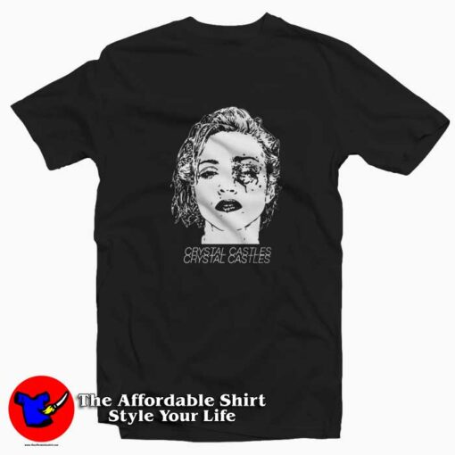 Alice Glass Crystal Castles Album Cover T-shirt On Sale