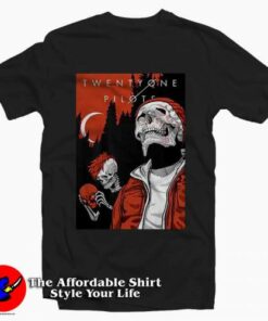 Alien And Skull Twenty One Pilots Tee Shirt Alien And Skull Twenty One Pilots Tee Shirt