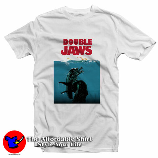 Alien Double Jaws Graphic T-Shirt