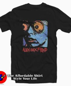 Alien Sex Fiend Acid Bath Graphic T-Shirt On Sale Alien Sex Fiend Acid Bath Graphic T-Shirt On Sale