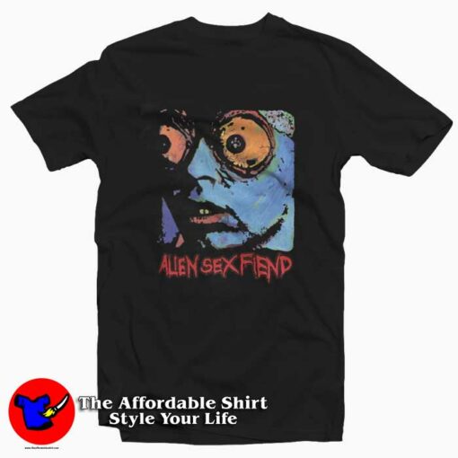 Alien Sex Fiend Acid Bath Graphic T-Shirt On Sale