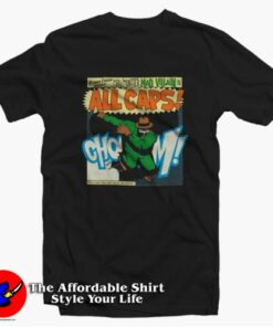 All Caps MF Doom Madvillain Hip Hop Unisex T-shirt On Sale All Caps MF Doom Madvillain Hip Hop Unisex T-shirt On Sale