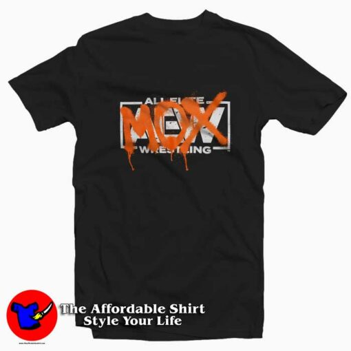 All Elite Wrestling Mox Graphic Unisex T-shirt On Sale