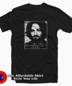 All Things Apparel Charlie Manson Mugshot Unisex T-shirt On Sale All Things Apparel Charlie Manson Mugshot Unisex T-shirt On Sale