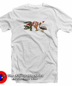 Alligator Shrimp Pelican Santa T-Shirt Alligator Shrimp Pelican Santa T-Shirt