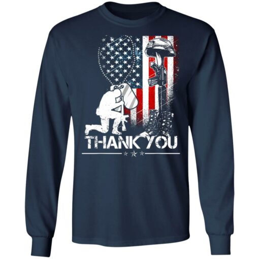 America flag thank you shirt