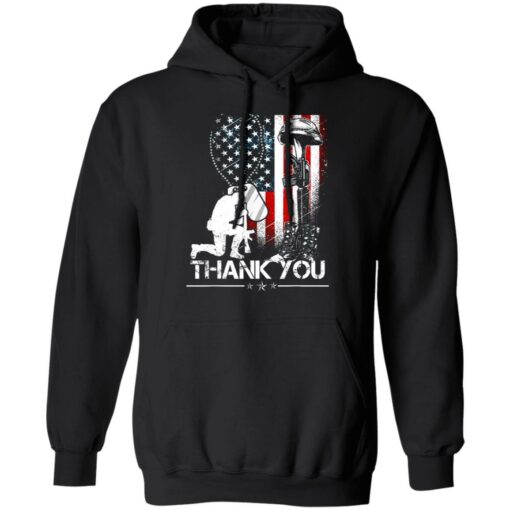 America flag thank you shirt