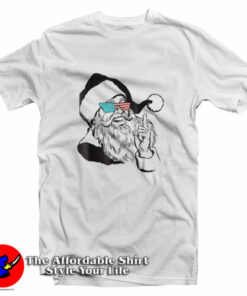 American Santa Cool Santa Claus Christmas T-Shirt American Santa Cool Santa Claus Christmas T-Shirt