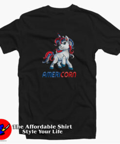 Americorn Funny Unicorn 4th of July Unisex T-Shirt On Sale Americorn Funny Unicorn 4th of July Unisex T-Shirt On Sale