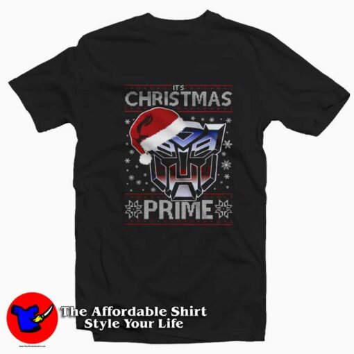 An Autobot Merry Christmas Transformers T-shirt On Sale